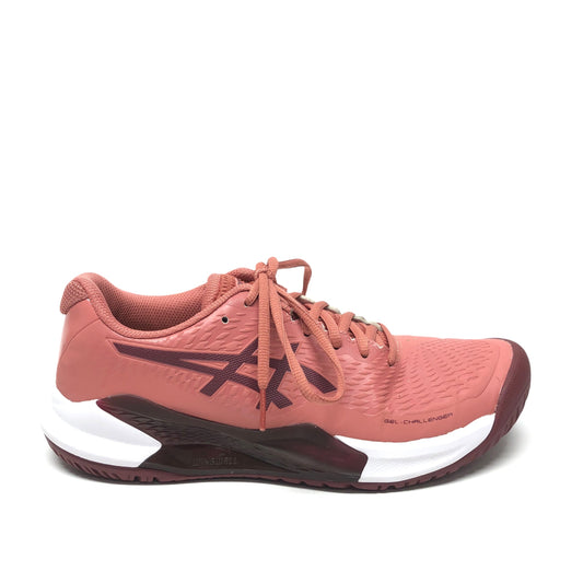 Shoes Sneakers By Asics In Pink, Size: 9