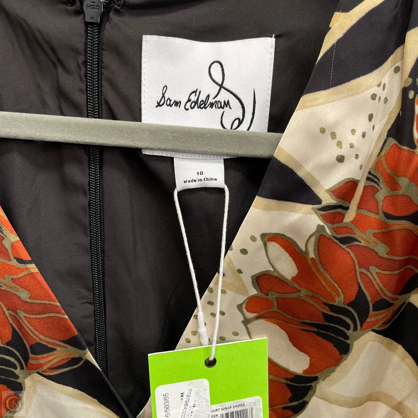 Dress Party Short By Sam Edelman In Black & Cream, Size: 10