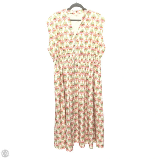 Dress Casual Maxi By Clothes Mentor In Cream, Size: 2x