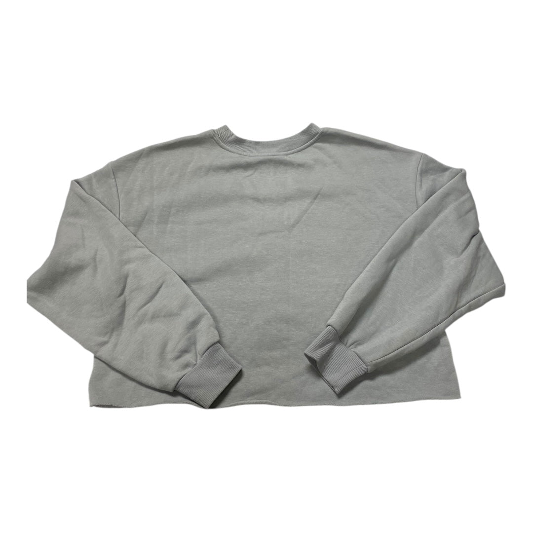 Sweatshirt Crewneck By Clothes Mentor In Grey, Size:M