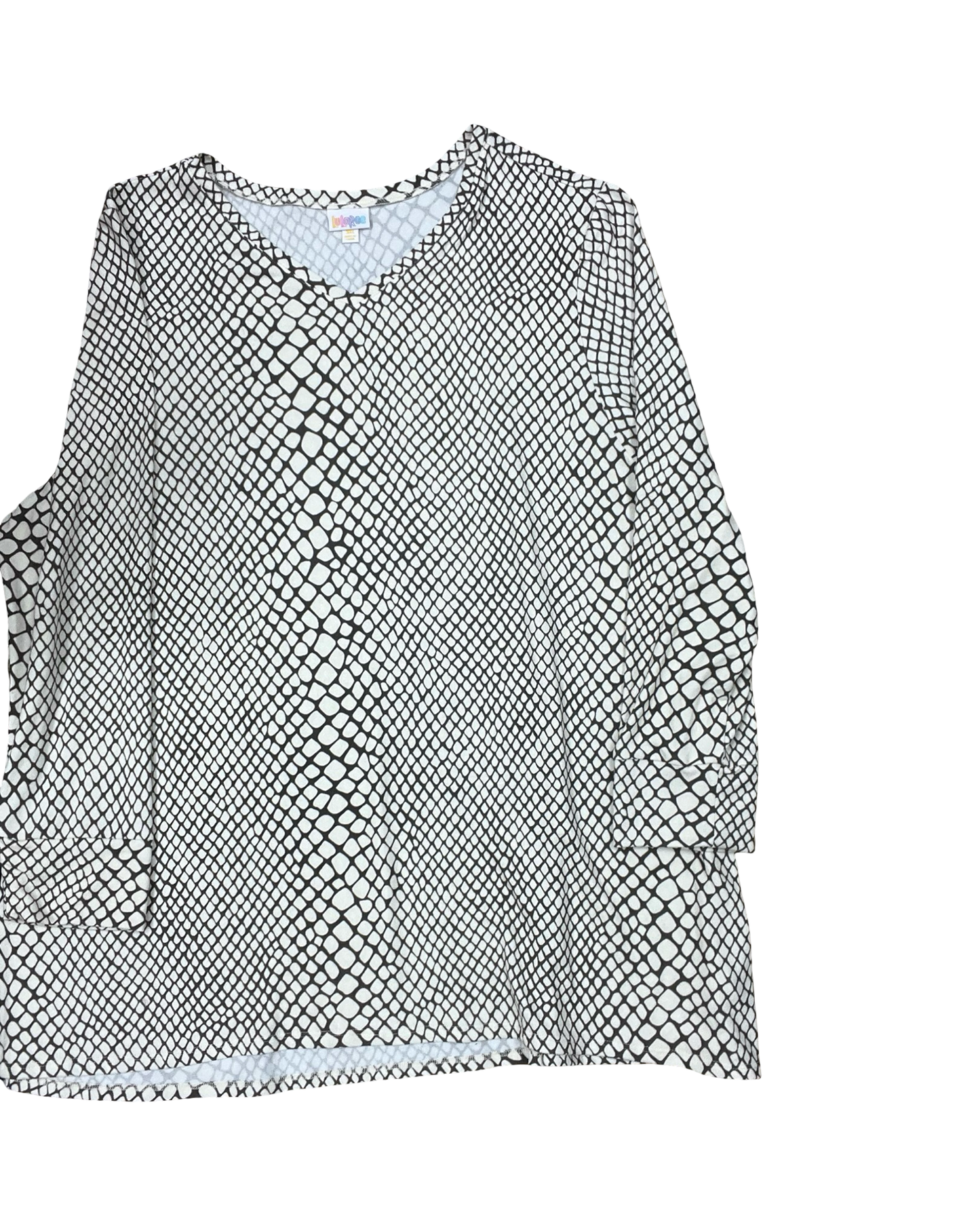 Dress Casual Short By Lularoe In Cream, Size:3