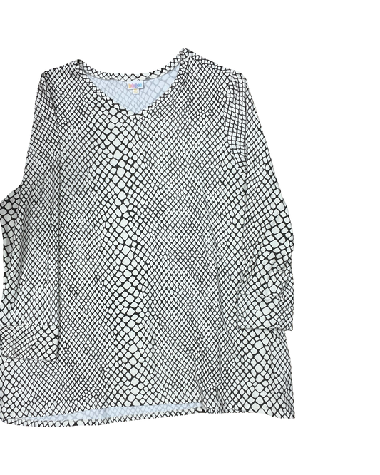 Dress Casual Short By Lularoe In Cream, Size:3