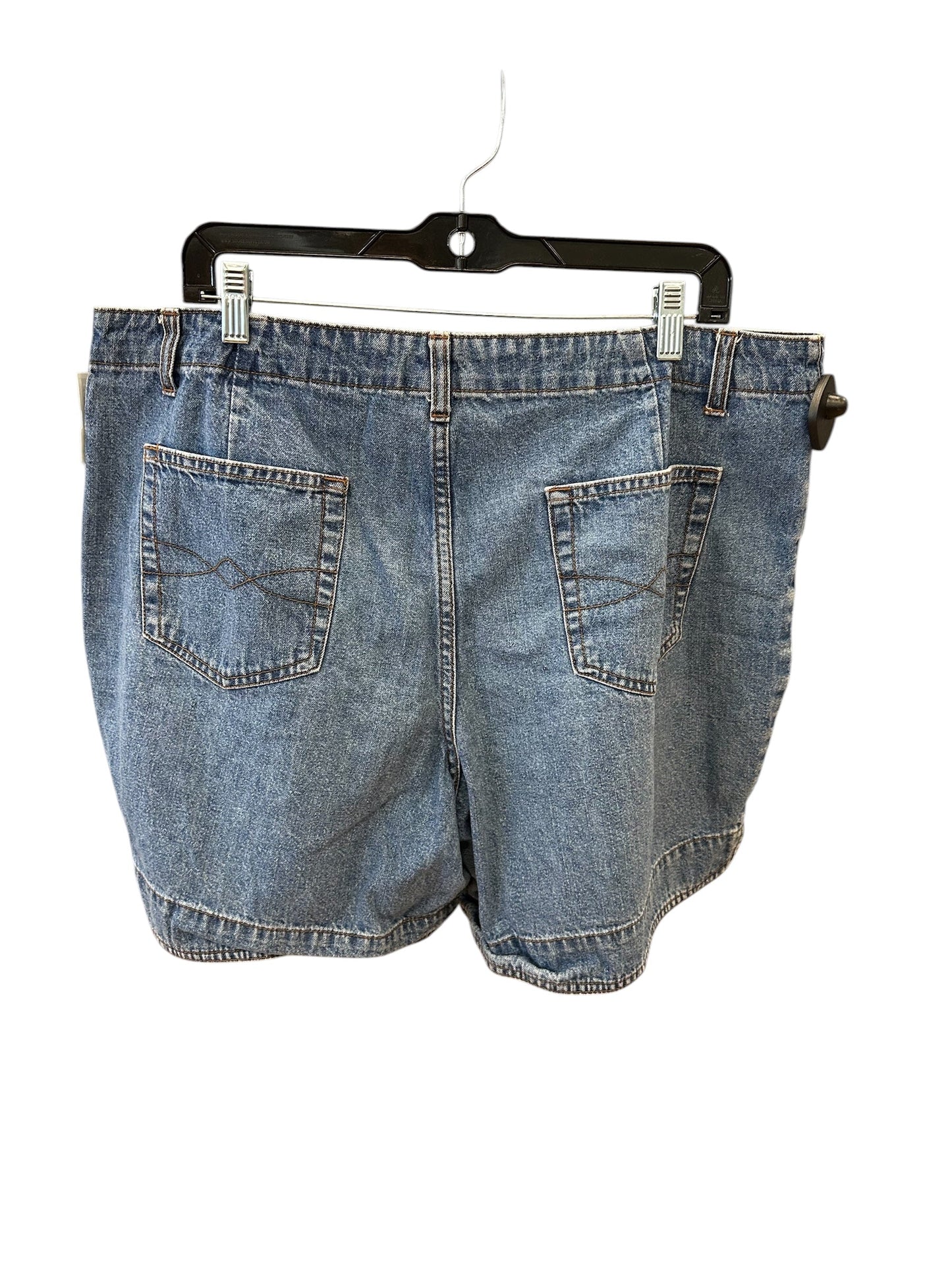 Shorts By Faded Glory In Blue Denim, Size:18