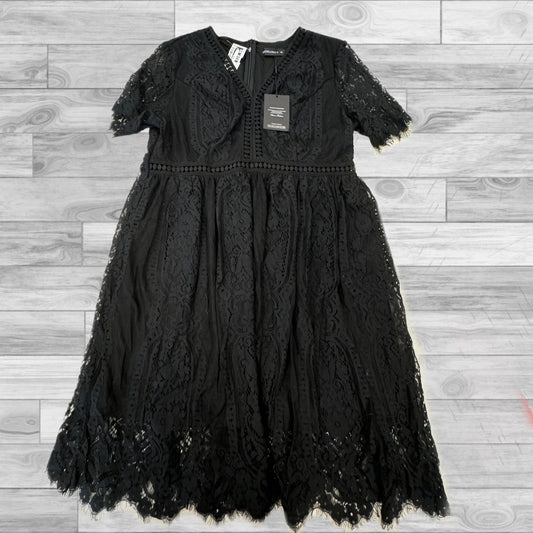 Black Dress Casual Short Clothes Mentor, Size Xl