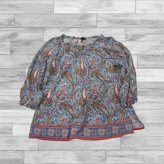 Top Long Sleeve By Talbots In Multi-colored, Size: S