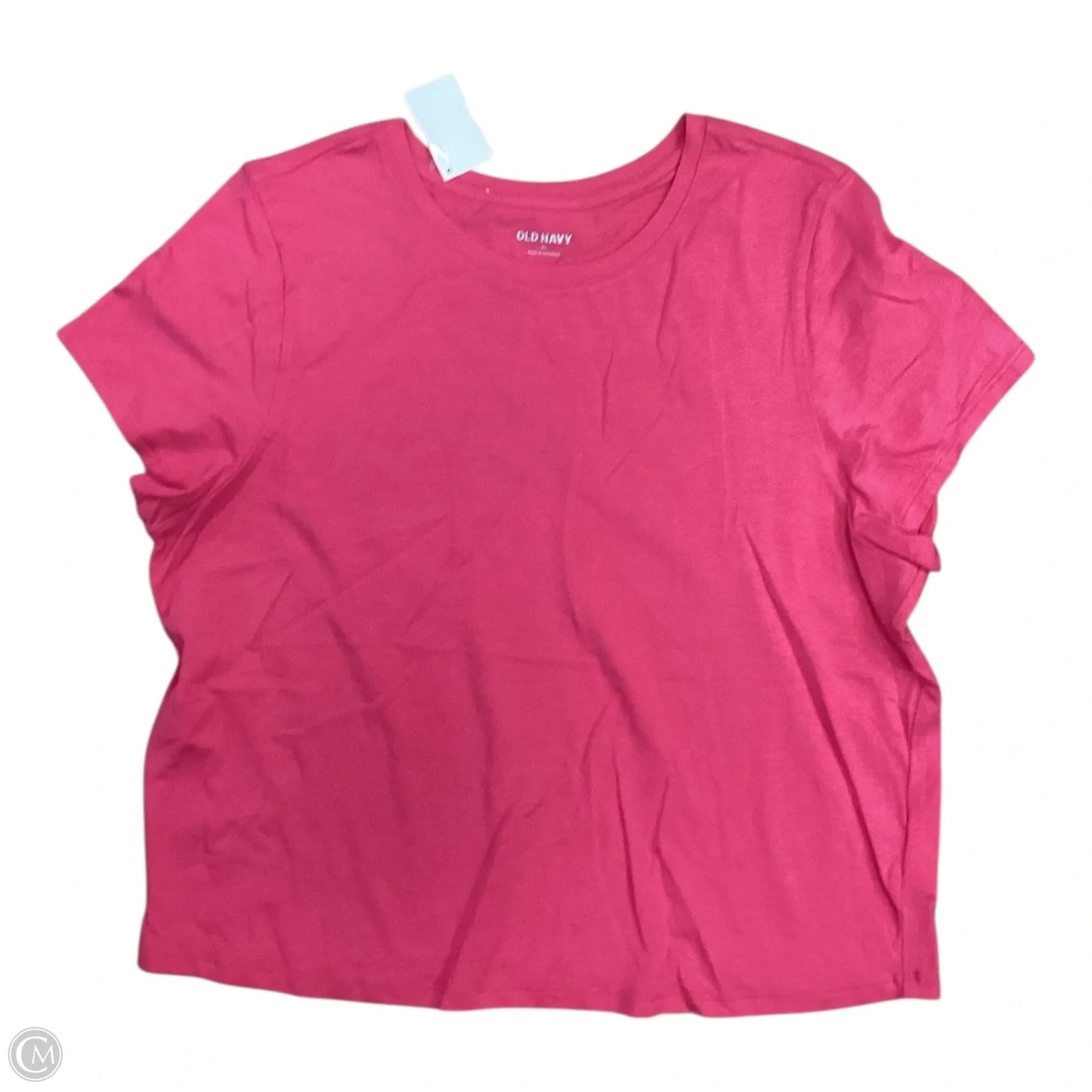 Top Short Sleeve Basic By Old Navy In Pink, Size: Xl