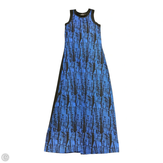 Dress Casual Maxi By Karen Kane In Black & Blue, Size: M