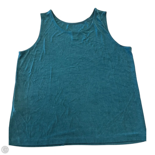 Top Sleeveless By Chicos In Blue, Size: 2x