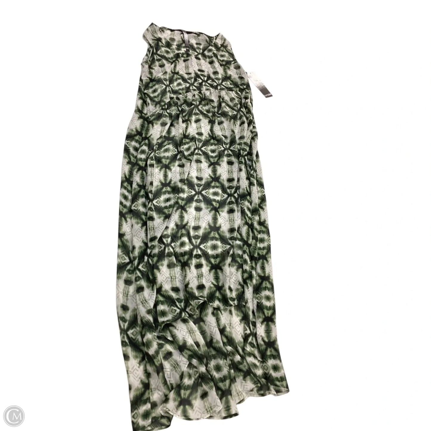 Dress Casual Maxi By Kensie In Green & White, Size: M