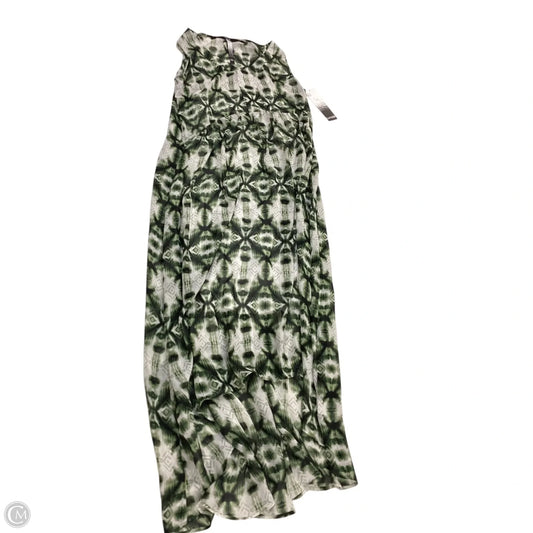 Dress Casual Maxi By Kensie In Green & White, Size: M