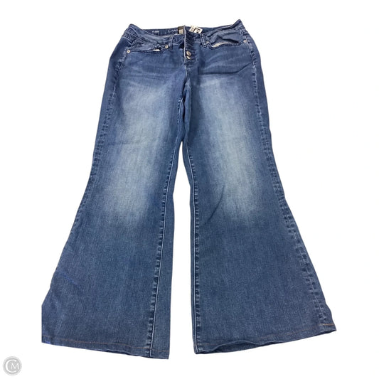 Jeans Straight By Lane Bryant In Blue Denim, Size: 14