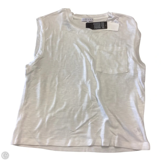 Top Sleeveless By Chaser In White, Size: S