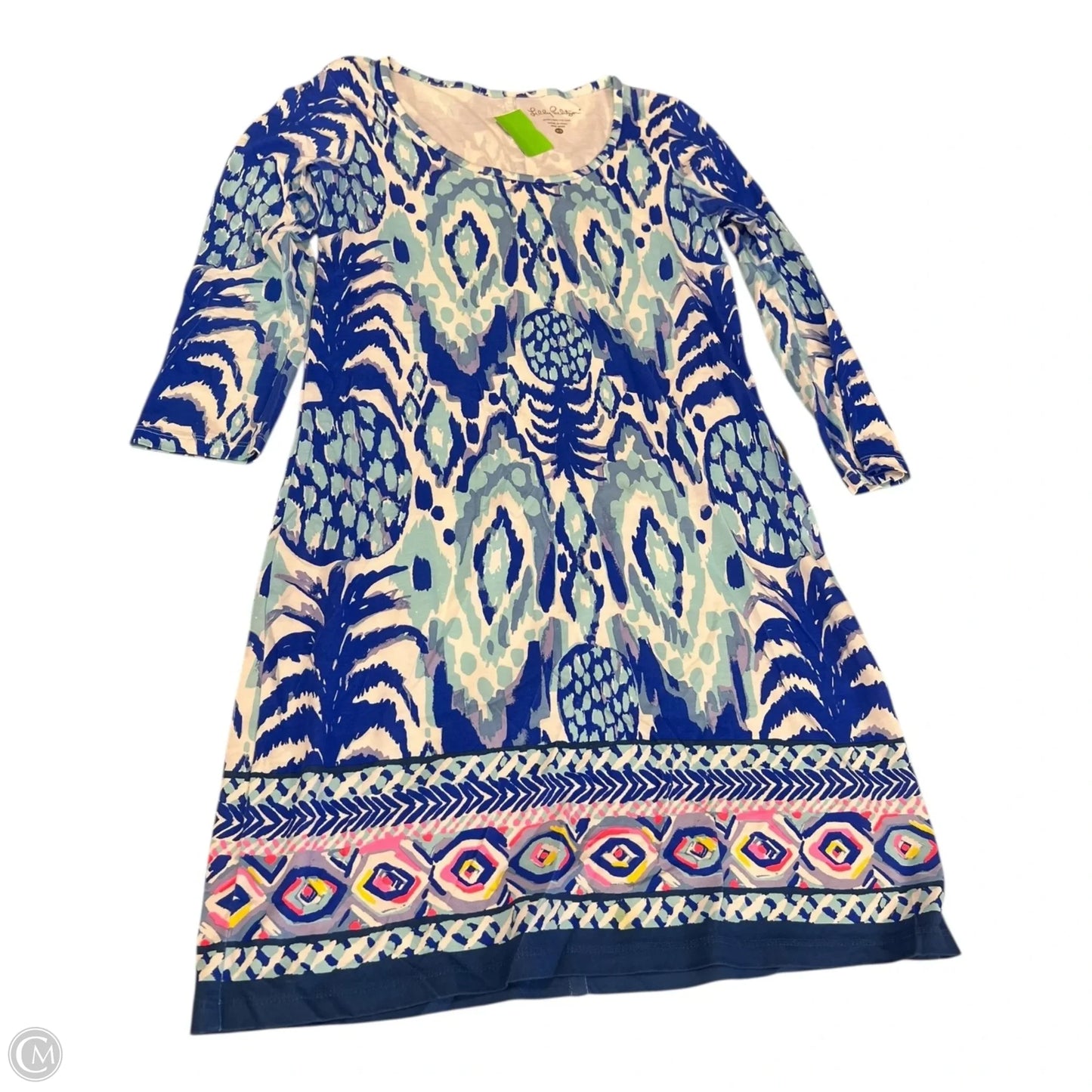 Dress Designer By Lilly Pulitzer In Blue & White, Size: Xs