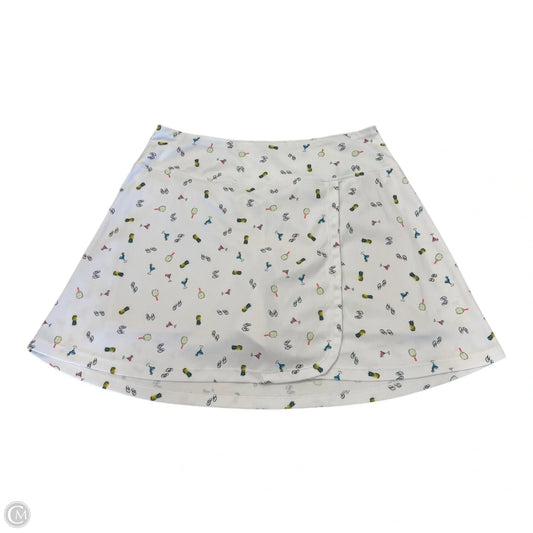 Skort By Clothes Mentor In White, Size: L