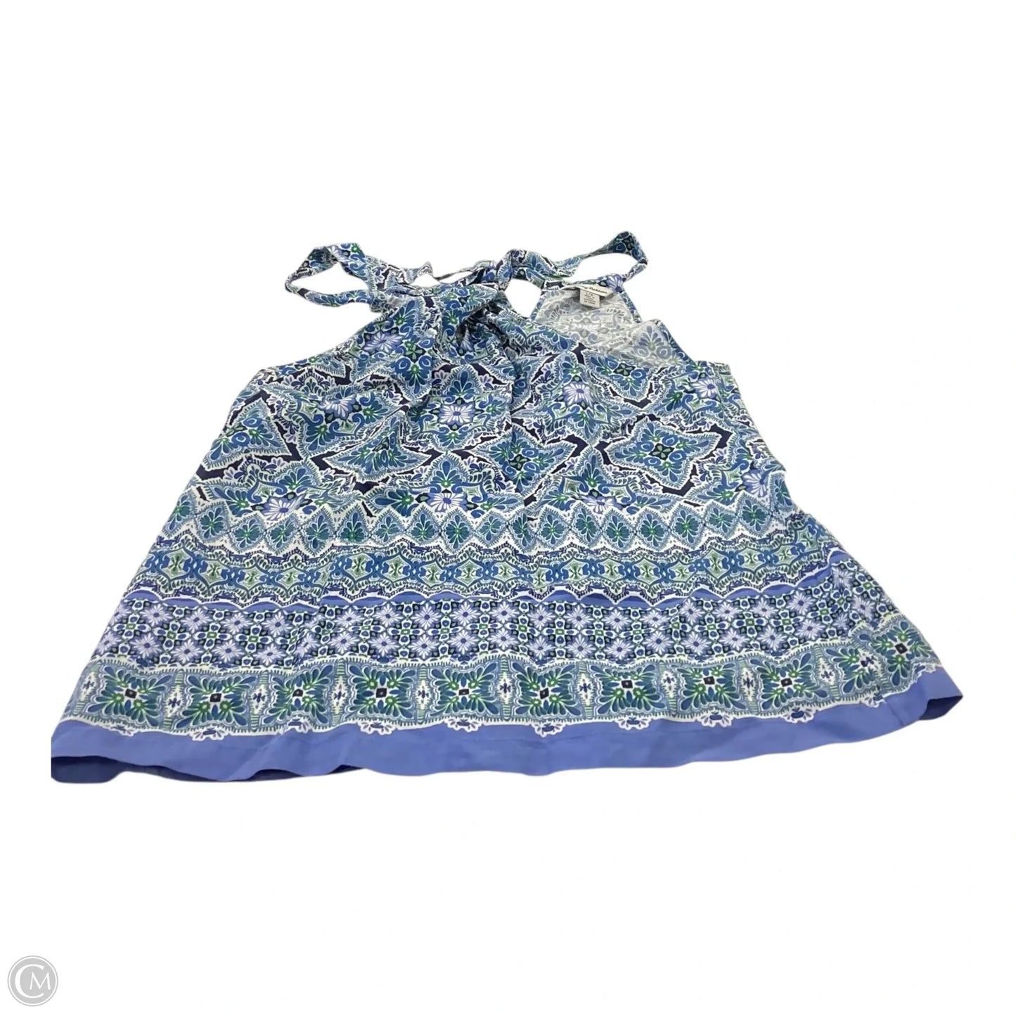 Top Sleeveless By Tommy Bahama In Blue & Green, Size: L