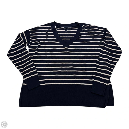 Top Long Sleeve By Gap In Striped Pattern, Size: Xs