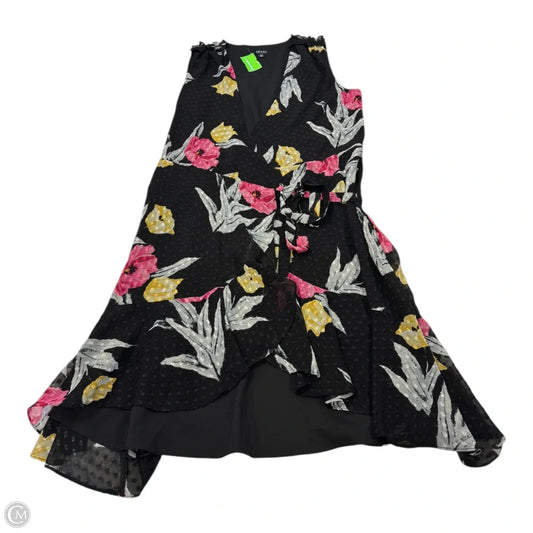 Dress Casual Short By Isaac Mizrahi In Floral Print, Size: S