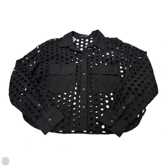 Top Long Sleeve By Gap In Black, Size: S