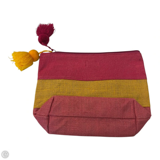 Makeup Bag By Mudpie, Size: Medium