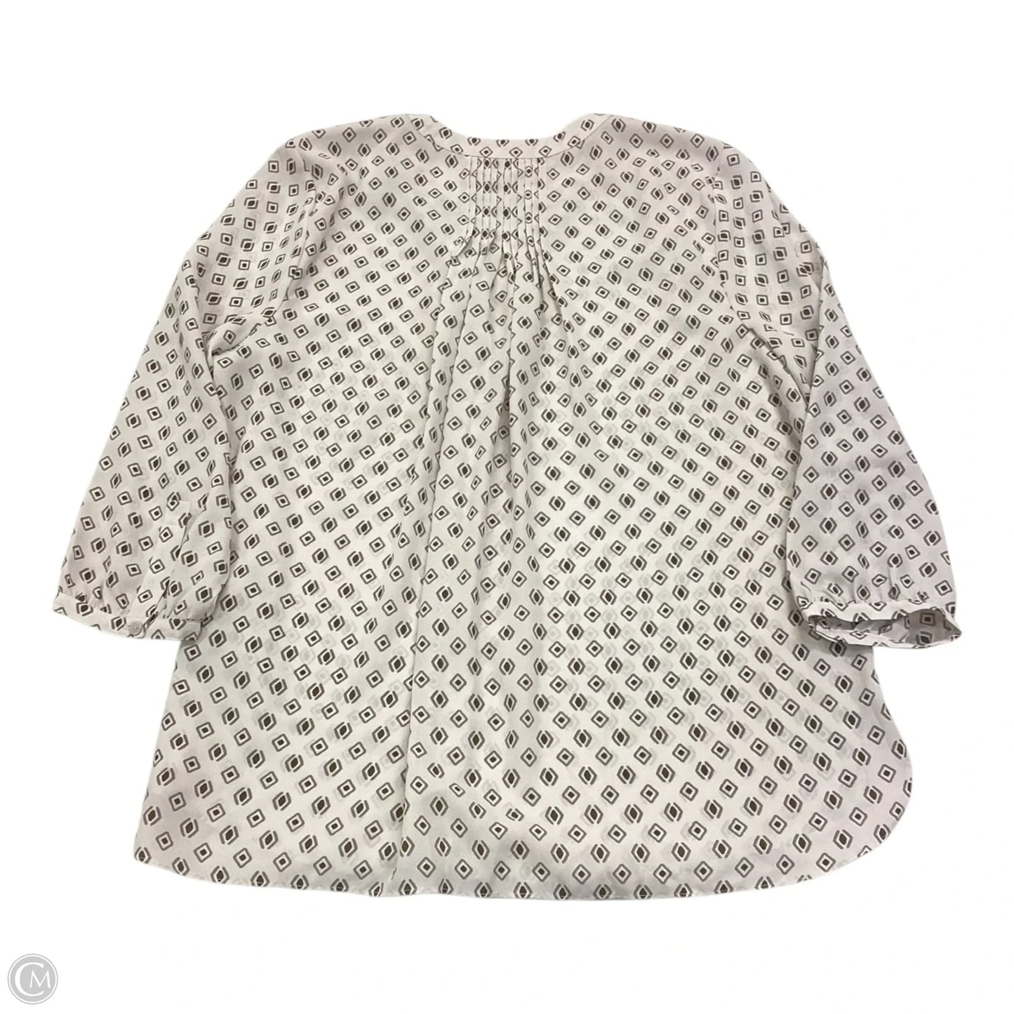 Top Long Sleeve By Not Your Daughters Jeans In White, Size: M