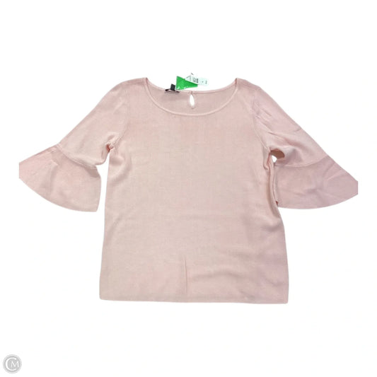 Top 3/4 Sleeve By Talbots In Pink, Size: M