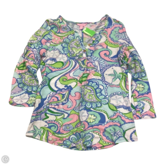 Top Long Sleeve Designer By Lilly Pulitzer In Multi-colored, Size: M