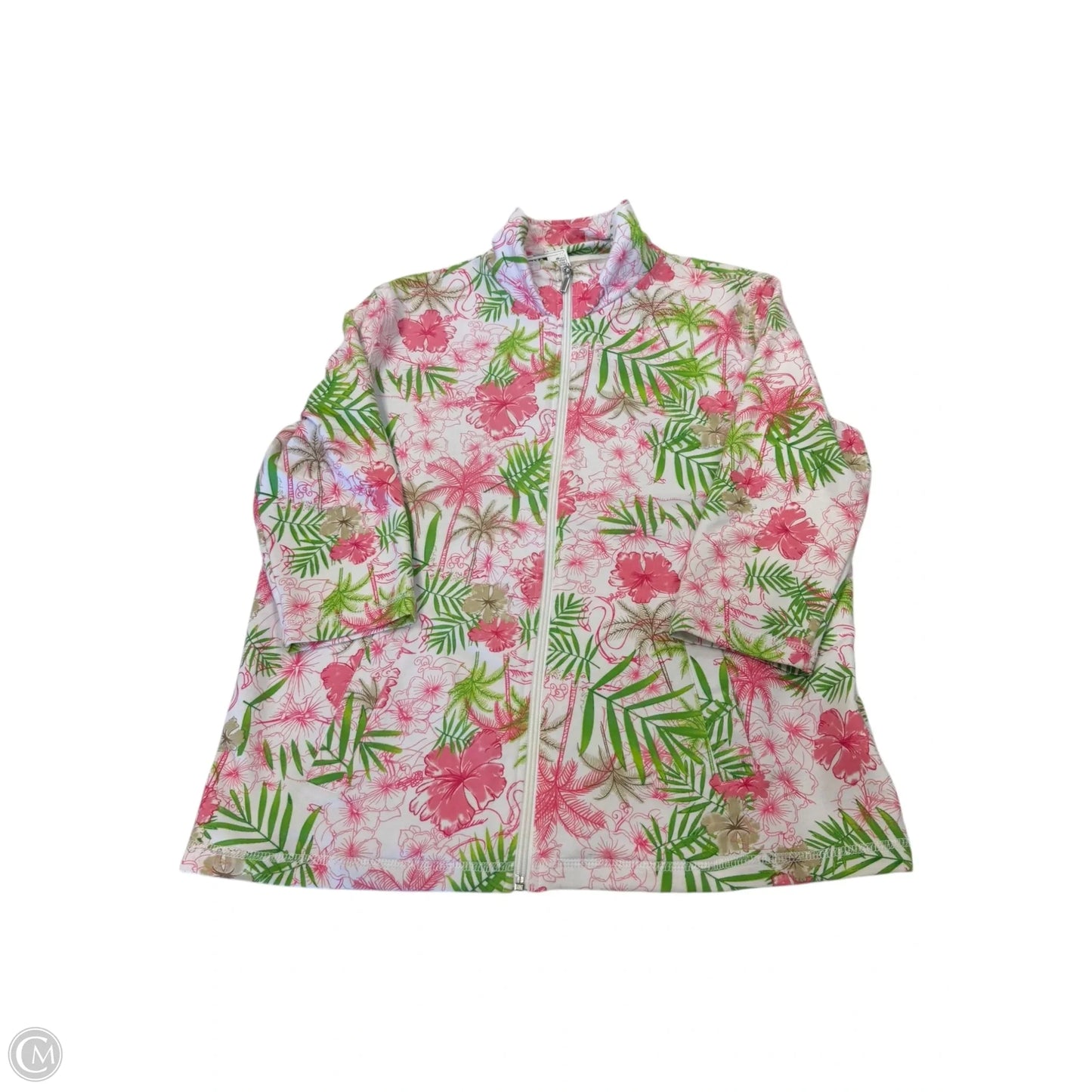 Jacket Other By Clothes Mentor In Green & Pink, Size: Mp