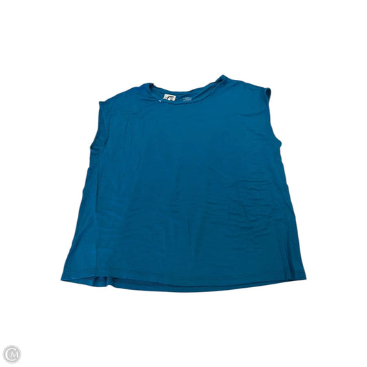 Top Sleeveless Basic By Clothes Mentor In Blue, Size: M