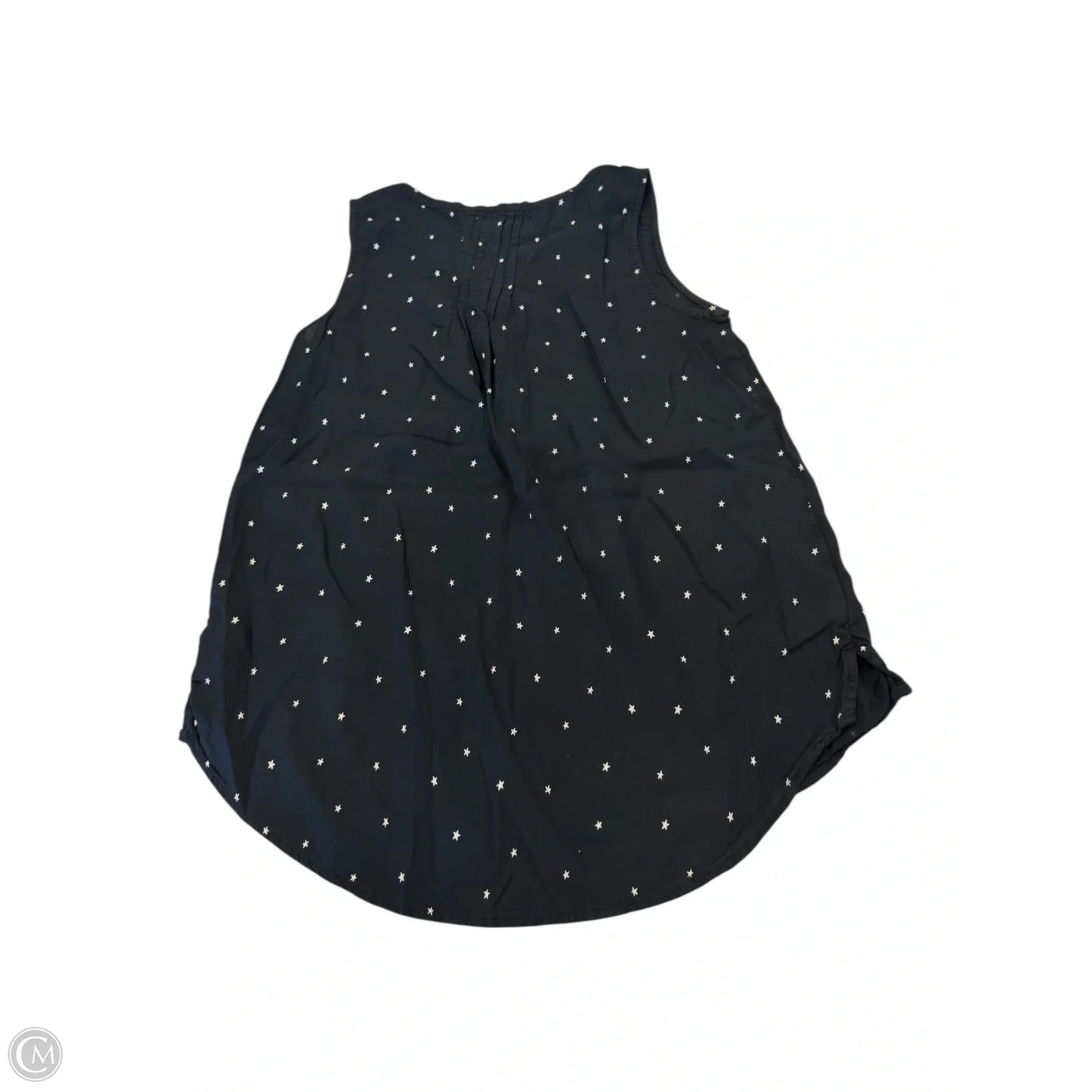 Top Sleeveless By Sonoma In Black & White, Size: S