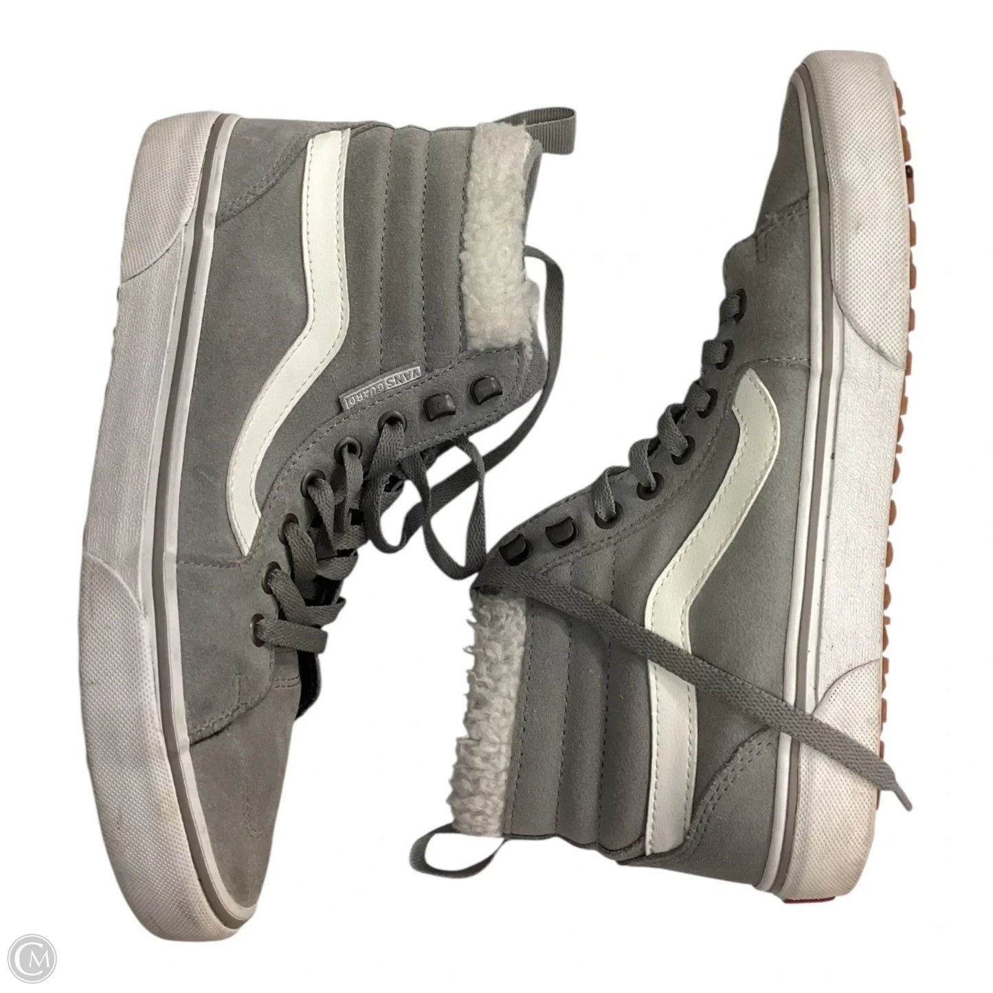 Shoes Sneakers By Vans In Grey, Size: 8.5