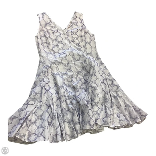 Dress Casual Short By Rebecca Taylor In Purple & White, Size: 6