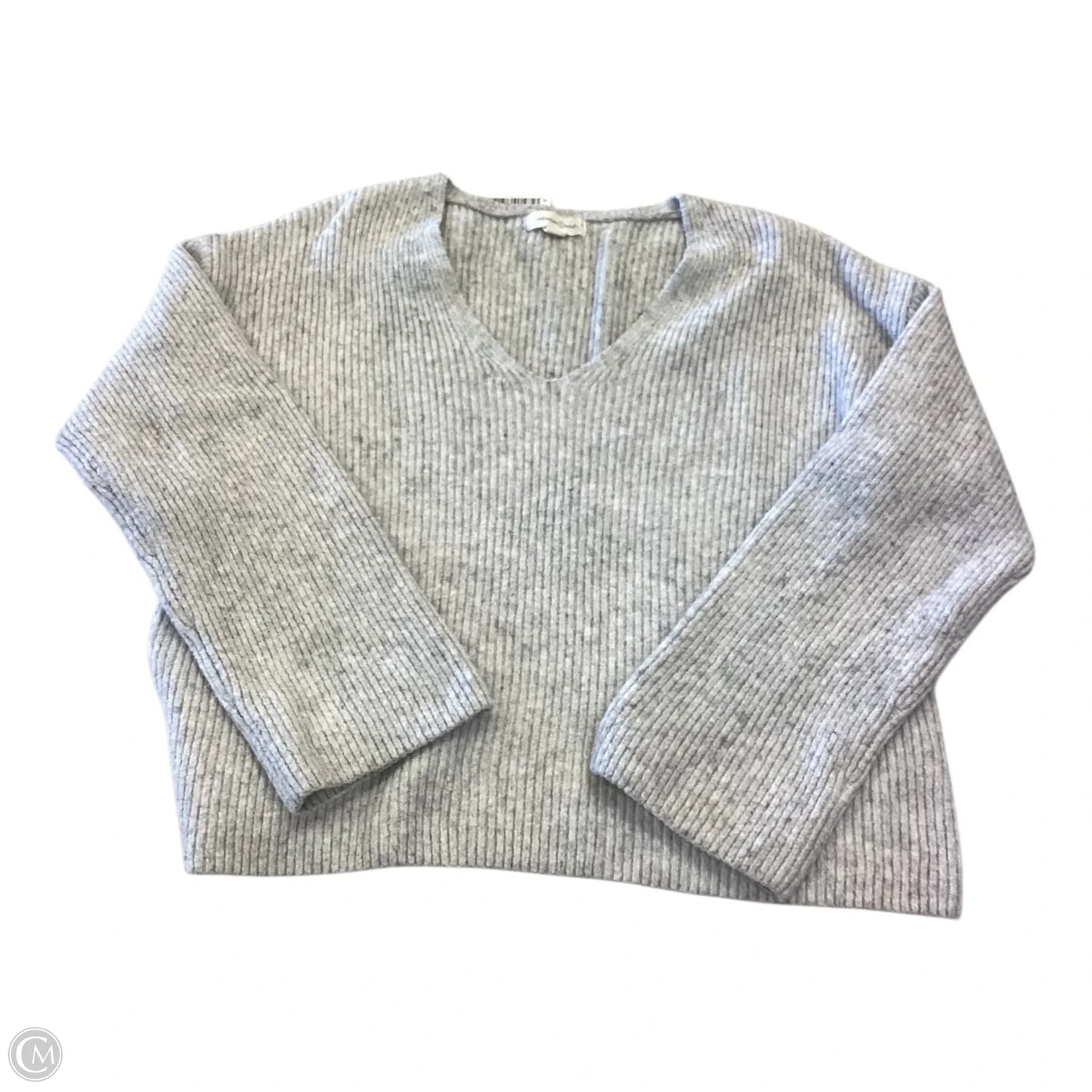 Sweater By Treasure And Bond In Grey & White, Size: S