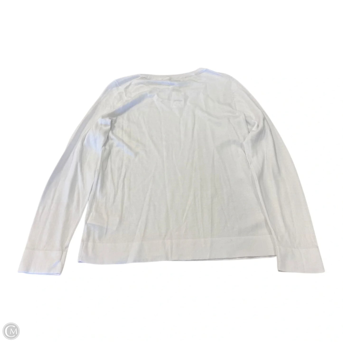 Top Long Sleeve Basic By J. Crew In White, Size: M
