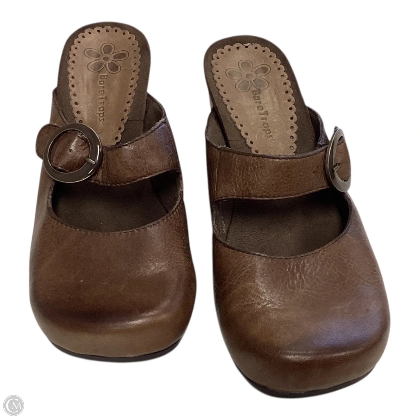 Shoes Heels Wedge By Bare Traps In Brown, Size: 7.5