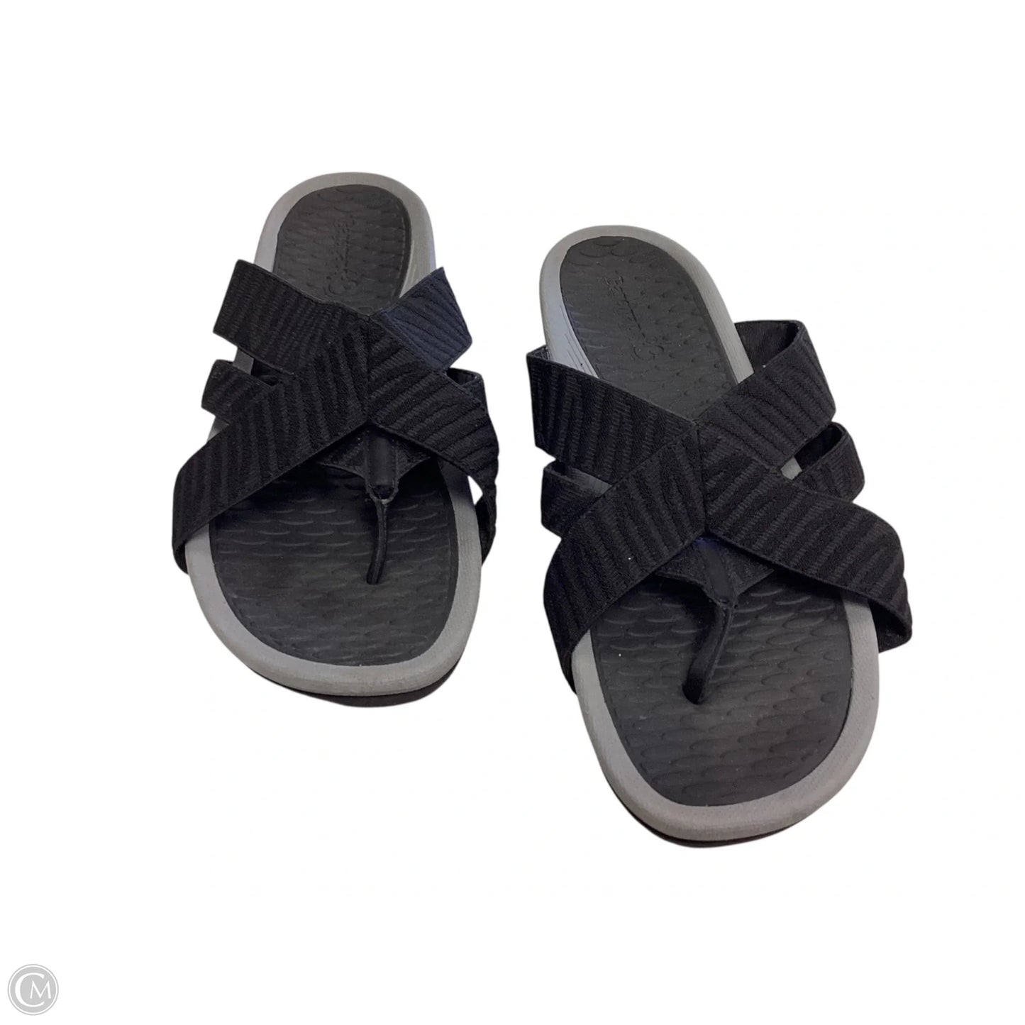 Sandals Heels Wedge By Bare Traps In Black, Size: 9