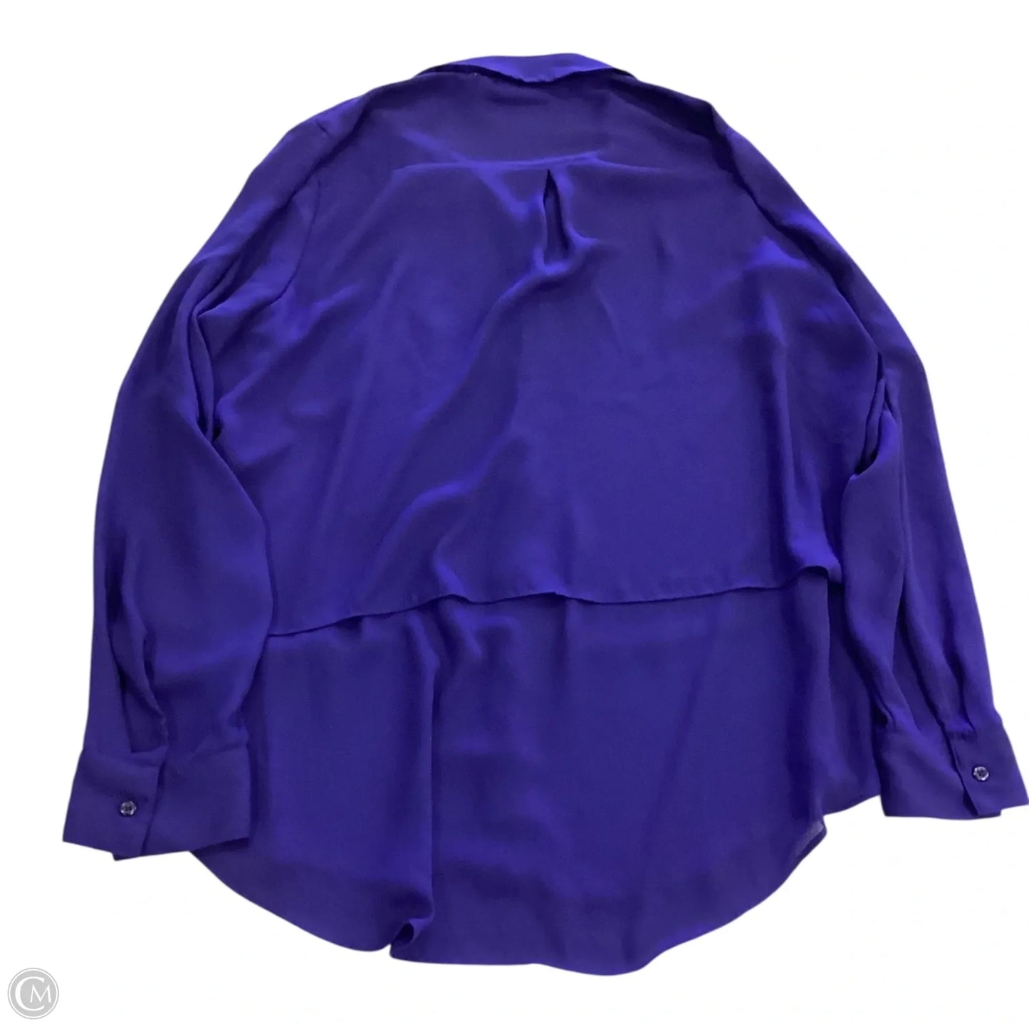 Top Long Sleeve By Apt 9 In Purple, Size: L