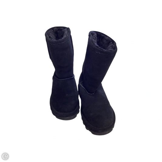 Boots Mid-calf Flats By Bearpaw In Black, Size: 6
