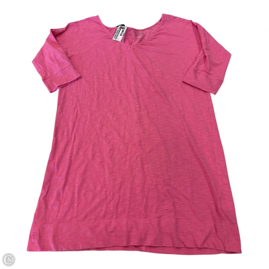 Top Short Sleeve Designer By Lilly Pulitzer In Pink, Size: M