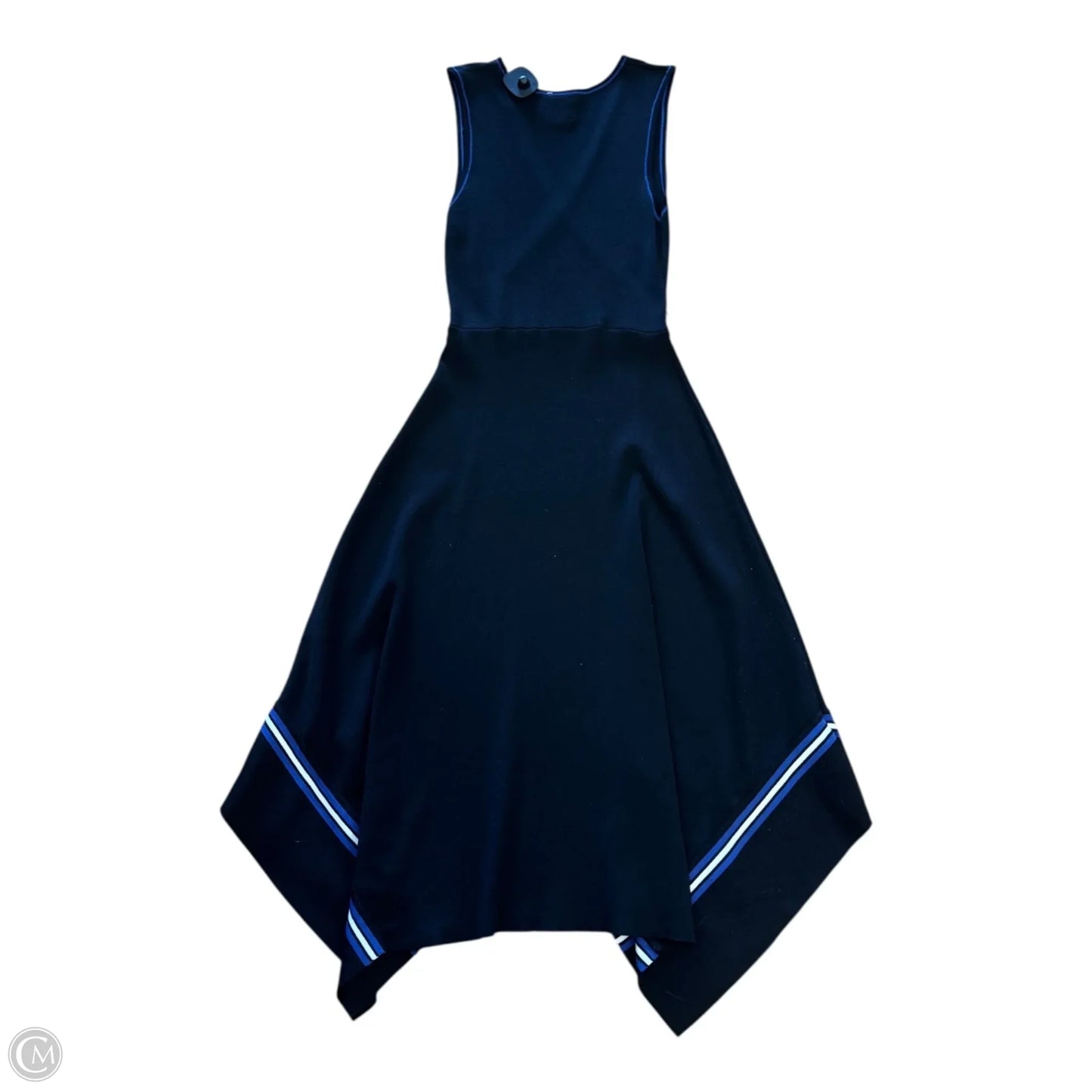Dress Casual Midi By Maeve In Black & Blue, Size: S