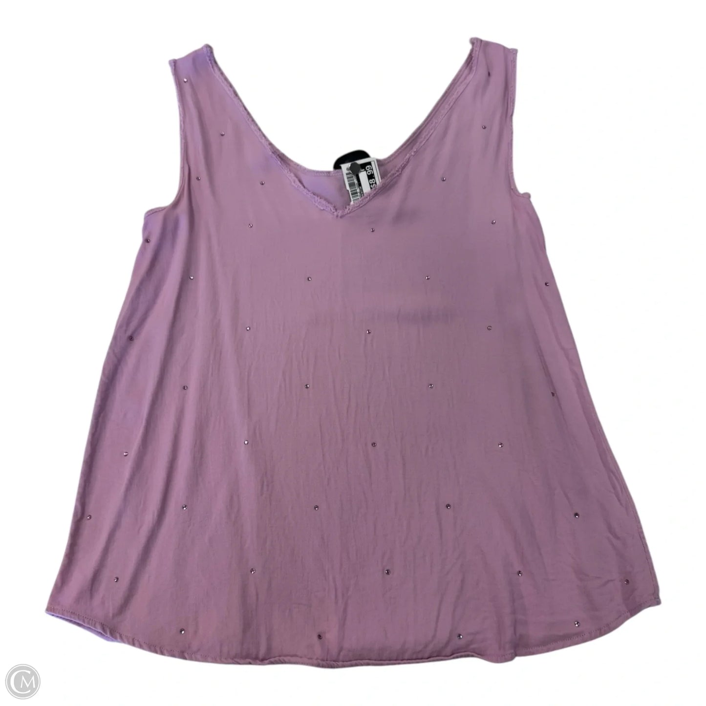 Top Sleeveless By Clothes Mentor In Pink, Size: M