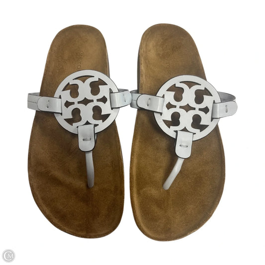 Sandals Designer By Tory Burch In Blue, Size: 7