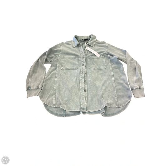 Top Long Sleeve By Jane And Delancey In Green, Size: 1x
