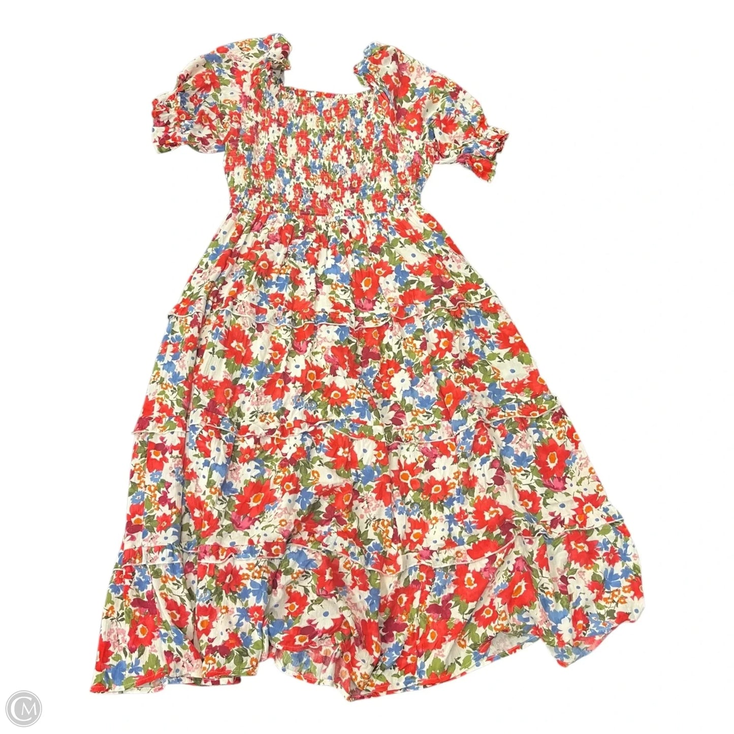 Dress Casual Maxi By Polagram In Floral Print, Size: L