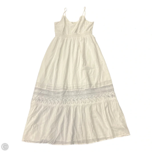 Dress Casual Maxi By Cupshe In White, Size: L