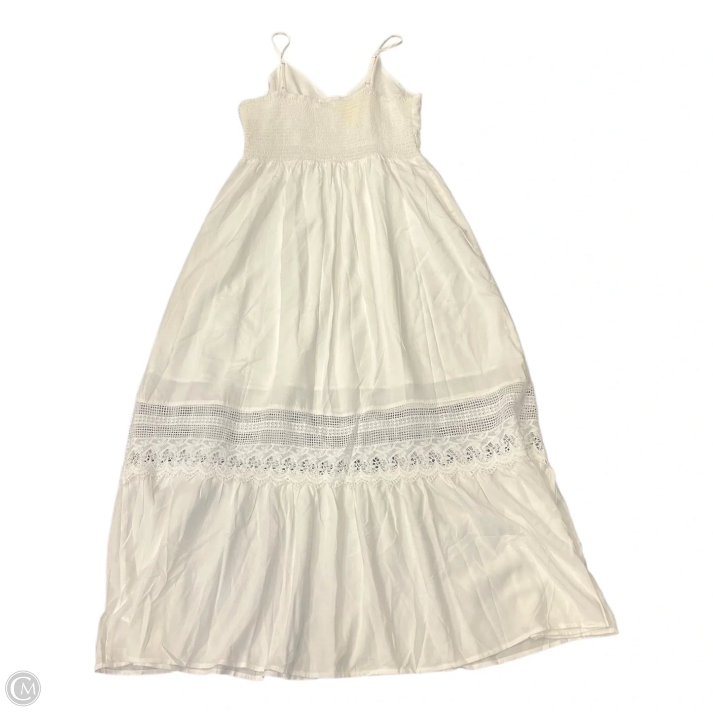 Dress Casual Maxi By Cupshe In White, Size: L