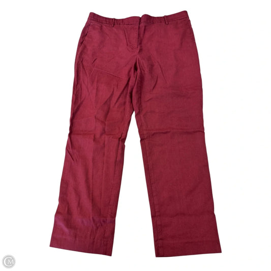 Pants Dress By Ann Taylor In Red, Size: 12