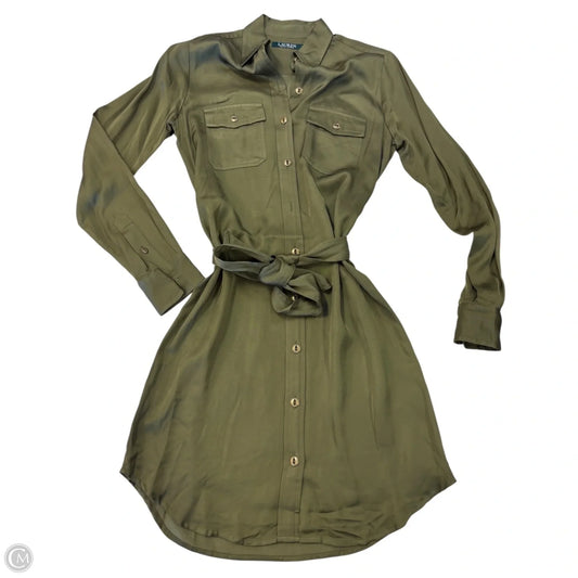 Dress Casual Short By Ralph Lauren In Green, Size: 0