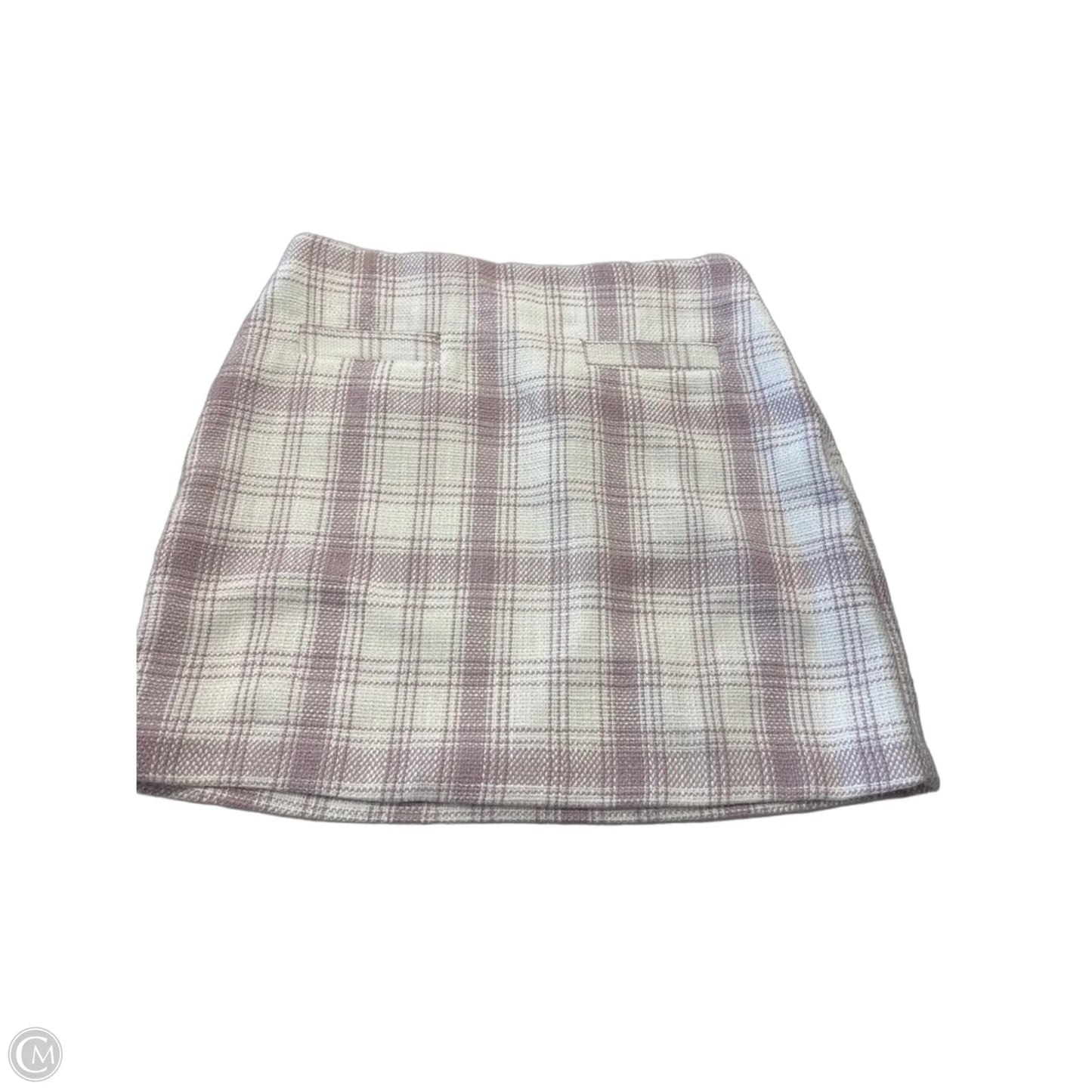 Skirt Mini & Short By Lc Lauren Conrad In Purple & White, Size: M