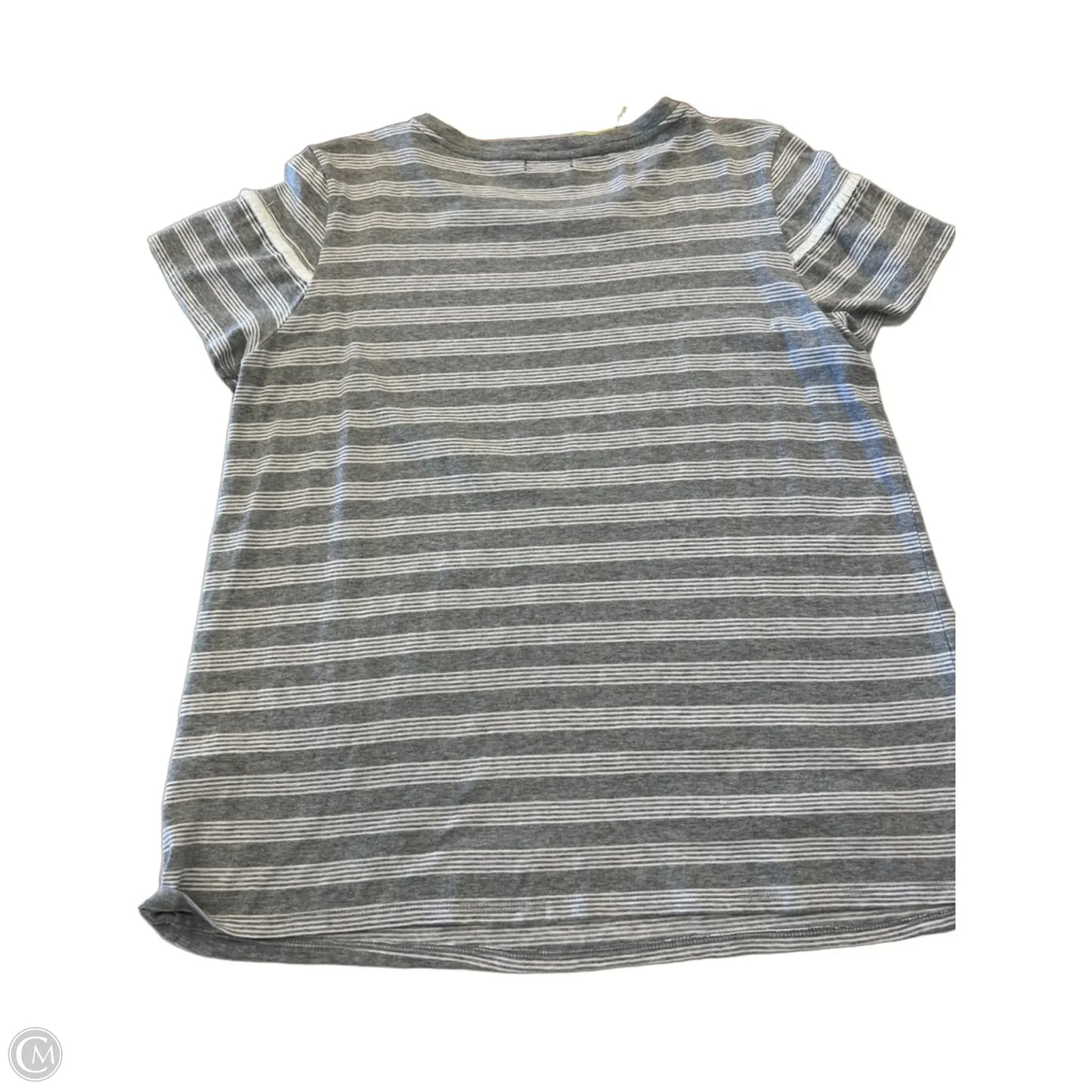 Top Short Sleeve Basic By Solutions In Grey & White, Size: L