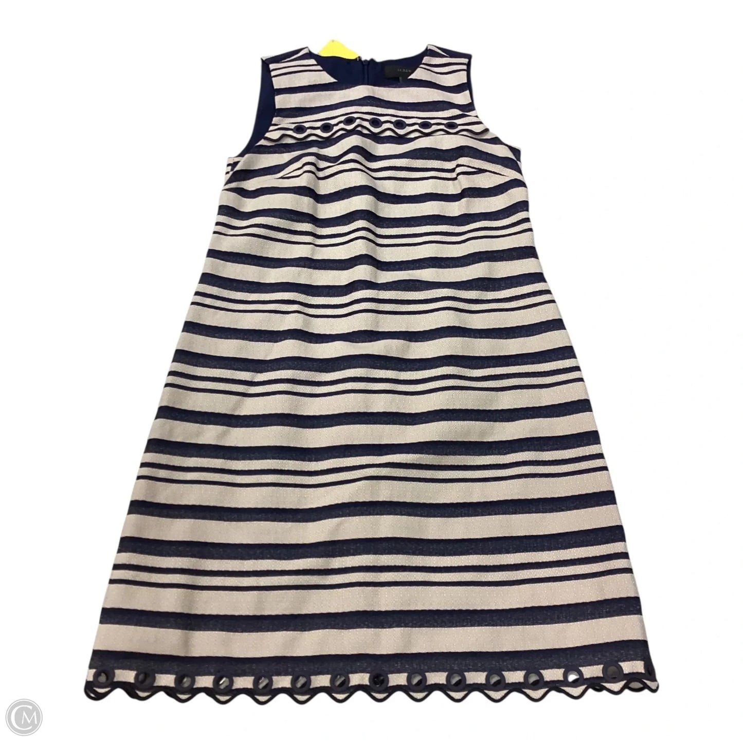 Dress Casual Short By J. Crew In Blue & Cream, Size: 2